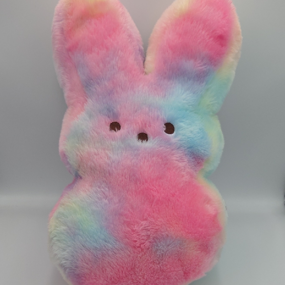 Peeps Animal Adventure Easter Bunny Large 17” Rabbit Tie Dye Plush 2024